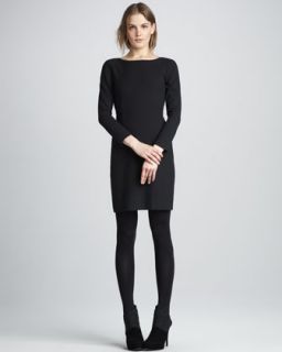 Kay Unger New York Turtleneck Dot Skirt Combo Dress   