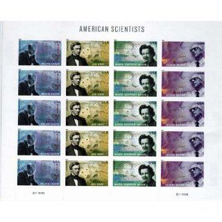 American Scientists Sheet of 20 x Forever us Postage