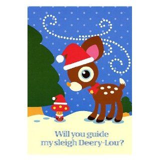  Kitty DEERY LOU Boxed Christmas Holiday Cards (20) 