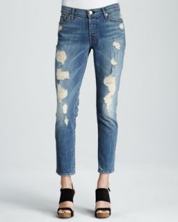 Joes Jeans The Skinny Distressed Rose Jeans   