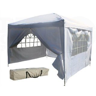 New 10 X 10 EZ Pop Set Up Canopy Tent Gazebo Includes 4