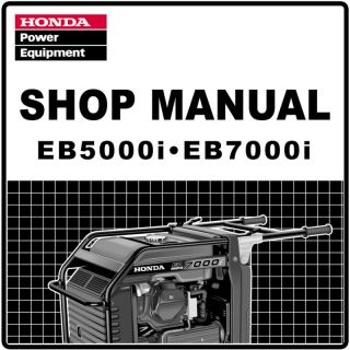 Honda EB5000 EB7000 5000 7000 Generator Service Repair Manual 61Z1200