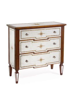 John Richard Collection Neoclassic Eglomise Chest   