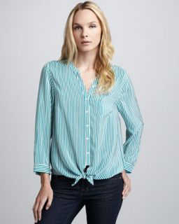 Joie Edaline Tie Hem Blouse   