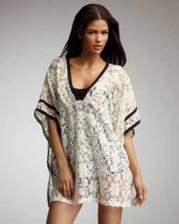 Betsey Johnson Lace Is More Coverup   