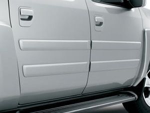 2006 2012 Honda Ridgeline Body Side Protector Polished Metal Metallic