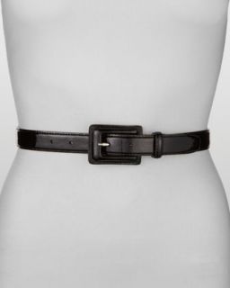  belt black available in black $ 95 00  1 patent leather