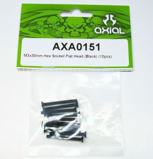 Axial M3X30MM Hex Socket Flat Head Screws AXA0151 XR10
