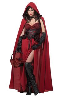  house if you dear in this naughty Dark Red Riding Hood outfit