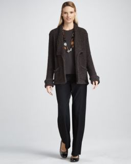 Eileen Fisher Eco Pebble Jacket, Long sSeeve Tee & Washable Straight