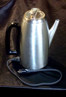  STAINLESS STEEL COFFEE MAKER POT HOME APPLIANCE FOR PARTS / REPAIR