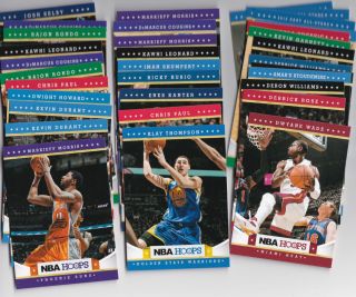 2012 13 NBA Hoops Base Value Lot 185 Cards Total Kevin Durant Lebron