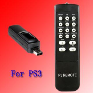 Media Remote Control for PS3 Game Console Blu Ray DVD