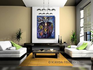 Karen Hickerson Art Painting 16x20 Voodoo Marie Laveau