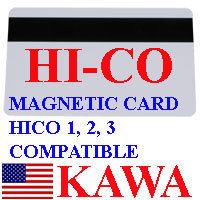 50x Glossy Blank Magnetic Stripe PVC ID Cards HiCo 1 3