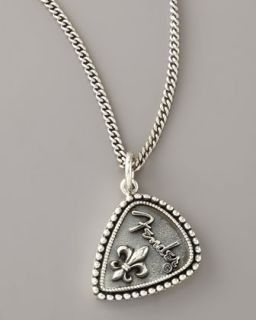 N1J94 King Baby Studio Fender Fleur de Lis Necklace