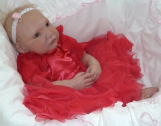 Reborn Baby Doll Jade by Jannie de Lange Now Evie by Pearl Angela