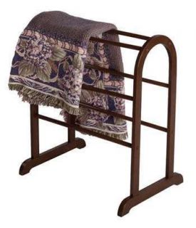  Winsome Quilt Rack in Antique Walnut