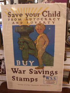 autocracy and poverty buy war savings stamps artist herbert paus 1918