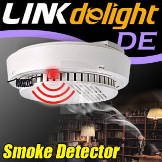 Home Security System Wireless Photoelectric Cordless Smoke Detector