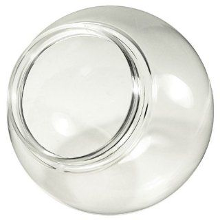 in. Clear Acrylic Globe   with 4 in. Extruded Neck Opening