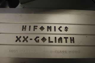 Hifonics XX Goliath Car Amplifier 