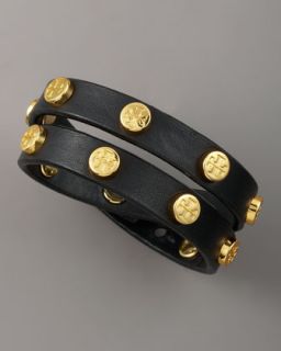 Studded Leather Bracelet    Studded Leather Bangle