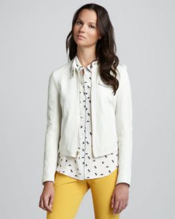 available in white 100 $ 825 00 theory lystra lambskin jacket $ 825 00