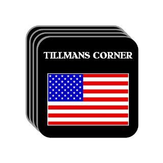 US Flag   Tillmans Corner, Alabama (AL) Set of 4 Mini