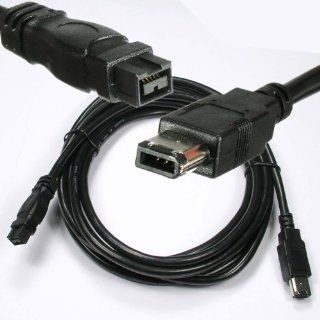 InstallerParts 1Ft 9Pin / 6Pin FireWire 800/400 Cable