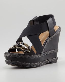 Black Wedge Shoes    Black Wedge Footwear