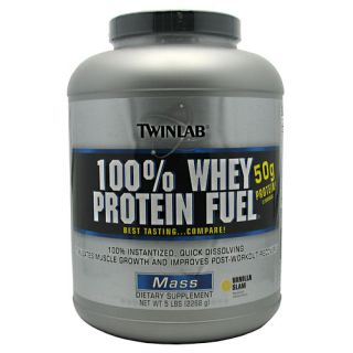 TwinLab Mass 100% Whey Protein Fuel 5 lbs (2268 g) Vanilla Slam