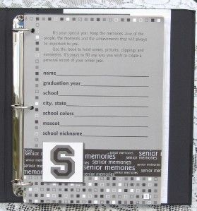  Senior Memories Book Binder 68 Pages No Year Date High Quality