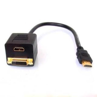 HDMI to DVI HDMI Adapter Computer Cable Splitter New