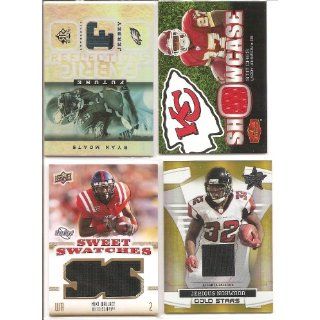 4  Card Lot of Authentic Game Used NFL Players