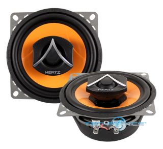 Hertz ECX100 Energy Car Audio Stereo 4 160W Coaxial Orange Speakers w