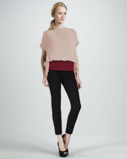 3WXU Diane von Furstenberg Goya Colorblock Top & Floyd Two Cropped