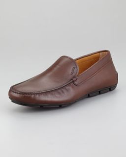 N1QPZ Prada New Novo Calfskin Driver, Brown