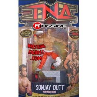 SONJAY DUTT (RED)   TNA SERIES 6 TNA TOY WRESTLING ACTION