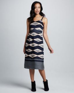 T5ZK6 MARC by Marc Jacobs Hayley Striped Satin Dress