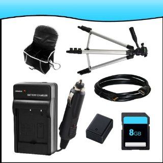 Battery and Charger Bundle Accessory Kit for Canon VIXIA