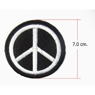 1x Peace Emblem Embroidered Sew Iron on Patches 1 Pcs