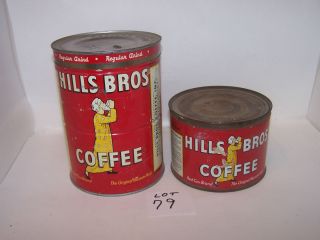 Old Empty Hills Bros Coffee Cans – Lot 79