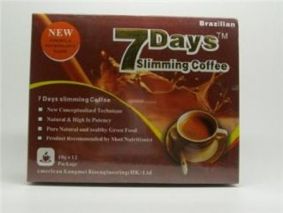 lot of 3 brazilian slimming coffee 7 days slimming