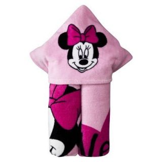 Minnie Mouse Kids Girls Pink Terry Hooded Beach Pool Bath Towel