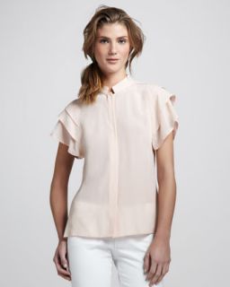  available in buff $ 195 00 rachel zoe durham tiered sleeve blouse