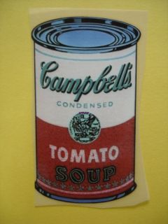 Campbells Soup Iron on Heat Transfer Patch Vintage Motif Applique