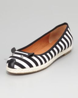 X1FAC MARC by Marc Jacobs Mouse Striped Espadrille Flat