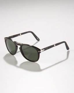 N1KG2 Persol Polarized Folding Sunglasses, Black