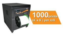 By 1000 print capacity design, HiTi P720L is much less often in